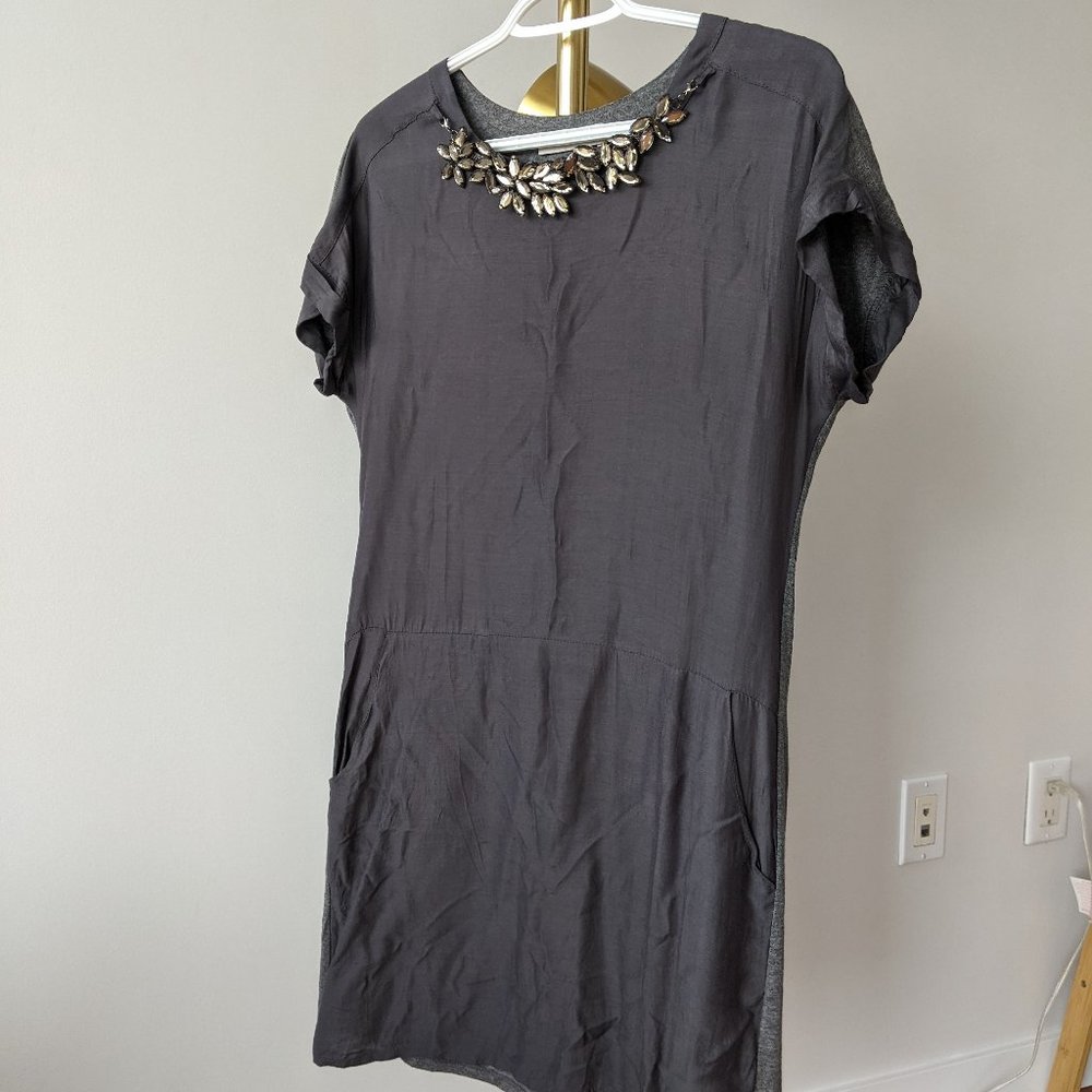 Stefanel Soft & Chic Midi Dress with Pockets